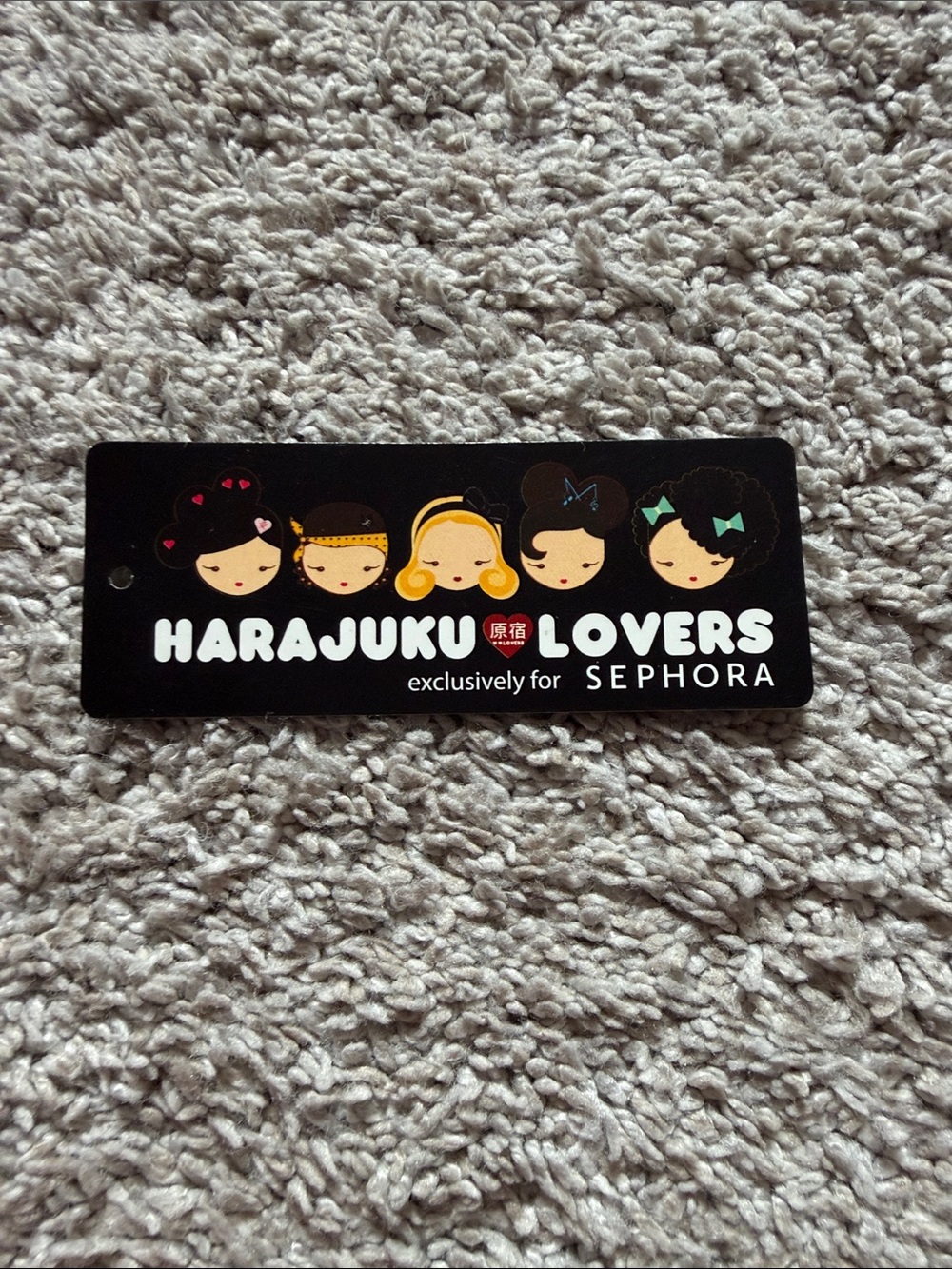 Harajuku Lovers Pink Multicolor Cosmetic Wristlet with Black Strap - Picture 3 of 5